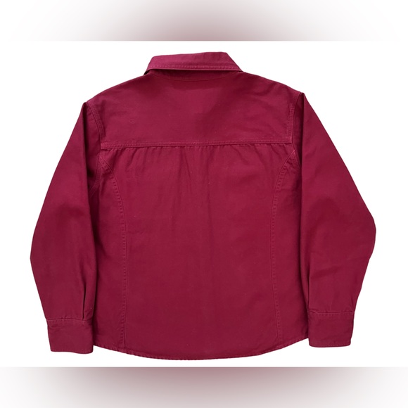 Carhartt for Women’s Pink Snap Button Flannel Lined Cotton Jacket Size XL - Picture 2 of 6